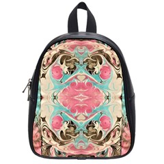 Arabesque  School Bag (small) by kaleidomarblingart