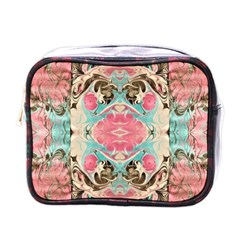 Arabesque  Mini Toiletries Bag (one Side) by kaleidomarblingart