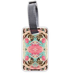 Arabesque  Luggage Tag (one Side) by kaleidomarblingart