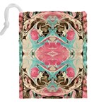 Arabesque  Drawstring Pouch (4XL) Back