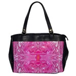 Pink Marbling Oversize Office Handbag Front