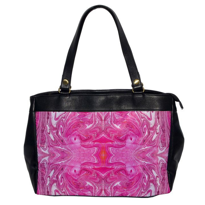 Pink Marbling Oversize Office Handbag