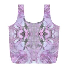 Pink Module Full Print Recycle Bag (l) by kaleidomarblingart