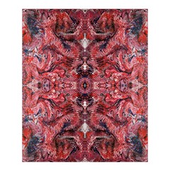 Red Arabesque Shower Curtain 60  X 72  (medium)  by kaleidomarblingart