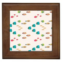 Underwater World Framed Tile by SychEva