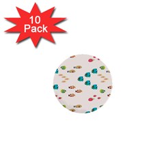 Underwater World 1  Mini Buttons (10 Pack)  by SychEva