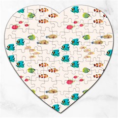 Underwater World Jigsaw Puzzle (heart) by SychEva