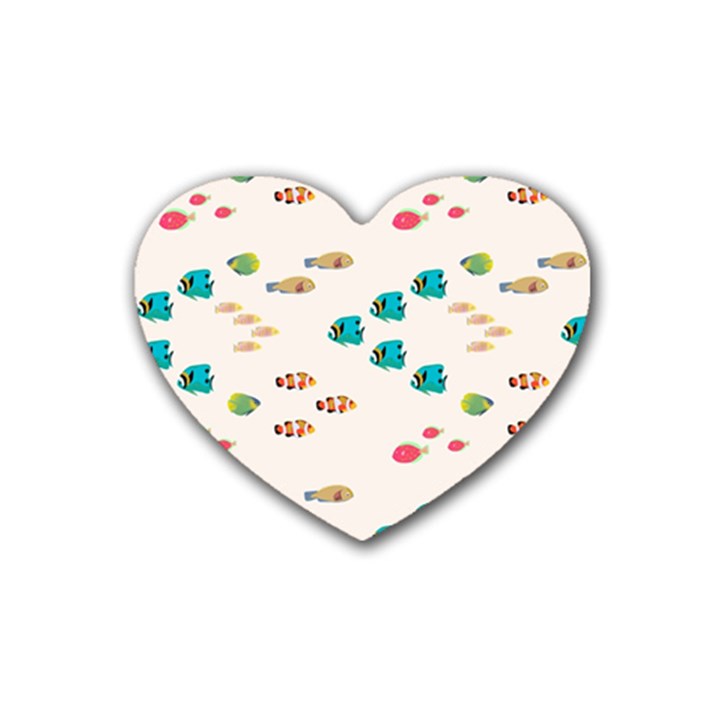 Underwater World Heart Coaster (4 pack) 