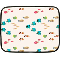 Underwater World Double Sided Fleece Blanket (mini)  by SychEva