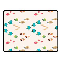 Underwater World Double Sided Fleece Blanket (small)  by SychEva