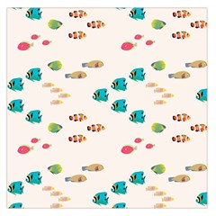 Underwater World Large Satin Scarf (square) by SychEva