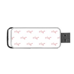 Amor Text Drawing Pattern Portable Usb Flash (one Side) by dflcprintsclothing