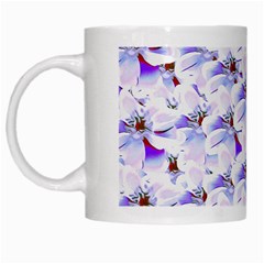 Love To The Flowers In A Beautiful Habitat White Mugs by pepitasart