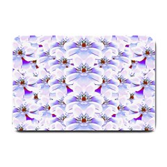 Love To The Flowers In A Beautiful Habitat Small Doormat  by pepitasart