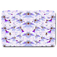 Love To The Flowers In A Beautiful Habitat Large Doormat  by pepitasart