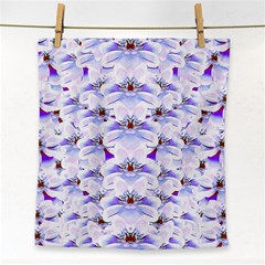 Love To The Flowers In A Beautiful Habitat Face Towel by pepitasart