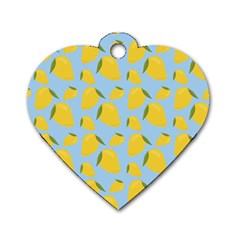 Mango Love Dog Tag Heart (two Sides) by designsbymallika