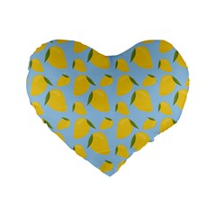 Mango Love Standard 16  Premium Heart Shape Cushions by designsbymallika