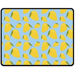 Mango Love Double Sided Fleece Blanket (medium)  by designsbymallika