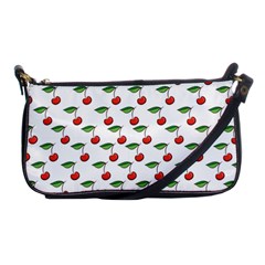 Cherries Love Shoulder Clutch Bag by designsbymallika