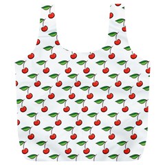 Cherries Love Full Print Recycle Bag (xl) by designsbymallika