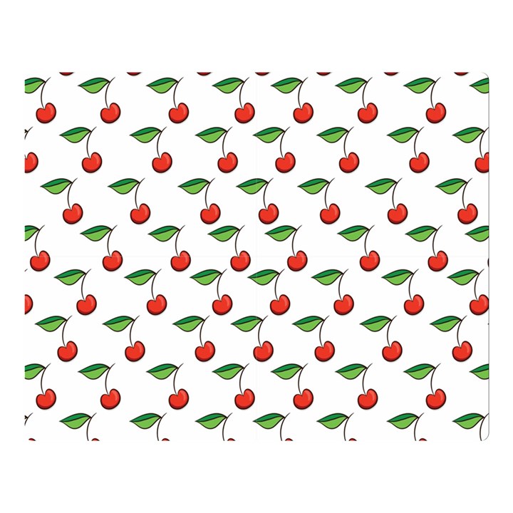 Cherries Love Double Sided Flano Blanket (Large) 