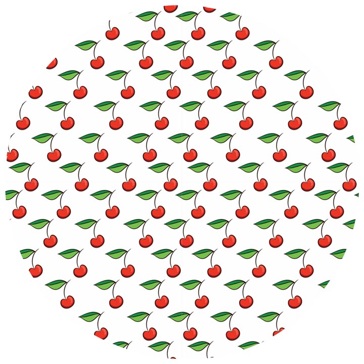 Cherries Love Wooden Puzzle Round