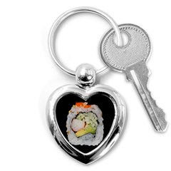 Sushi Key Chain (heart) by snackkingdom