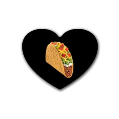 Taco Rubber Coaster (heart) 