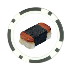 Spam Musubi Poker Chip Card Guard by snackkingdom