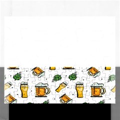 Beer Love Rectangular Jigsaw Puzzl by designsbymallika