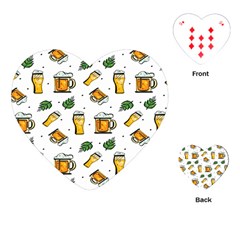 Beer Love Playing Cards Single Design (heart) by designsbymallika