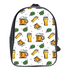 Beer Love School Bag (xl) by designsbymallika