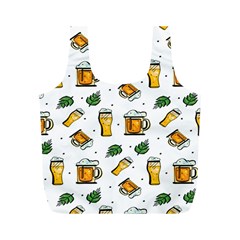 Beer Love Full Print Recycle Bag (m) by designsbymallika