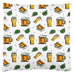 Beer Love Standard Flano Cushion Case (two Sides) by designsbymallika