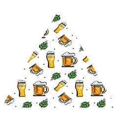 Beer Love Wooden Puzzle Triangle by designsbymallika