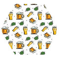 Beer Love Wooden Puzzle Hexagon by designsbymallika