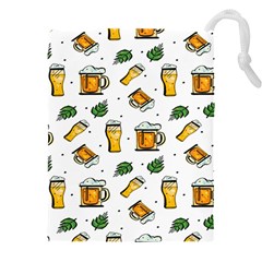 Beer Love Drawstring Pouch (4xl) by designsbymallika