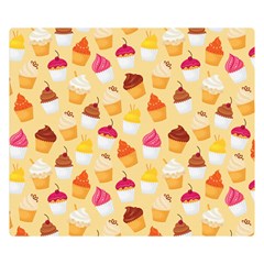 Cupcakes Love Double Sided Flano Blanket (small)  by designsbymallika