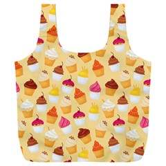 Cupcakes Love Full Print Recycle Bag (xxxl) by designsbymallika