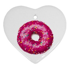 Donut Ornament (heart) by snackkingdom