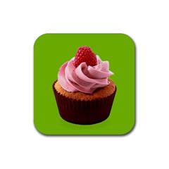 Cupcake Rubber Coaster (square) 