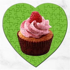 Cupcake Jigsaw Puzzle (heart) by snackkingdom