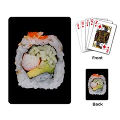 California Roll Playing Cards Single Design (rectangle) by snackkingdom