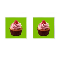 Cupcake Cufflinks (square) by snackkingdom