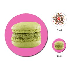 Macaroon Playing Cards Single Design (round) by snackkingdom