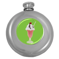 Ice Cream Sundae Round Hip Flask (5 Oz) by snackkingdom