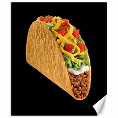 Taco Canvas 8  X 10  by snackkingdom