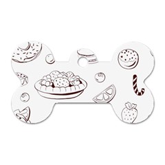 Sweets Dog Tag Bone (one Side) by snackkingdom