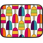 Popsicle Double Sided Fleece Blanket (Mini)  35 x27  Blanket Back